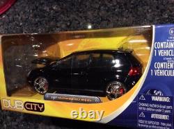 Jada 1/24 Dub City 2007 Vw Golf Mk5 Gti- Ultra Rare Black New In The Box