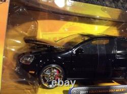 Jada 1/24 Dub City 2007 Vw Golf Mk5 Gti- Ultra Rare Black New In The Box