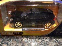 Jada 1/24 Dub City 2007 Vw Golf Mk5 Gti- Ultra Rare Black New In The Box