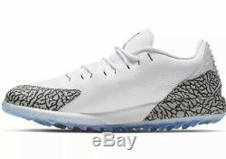 Jordan ADG Golf Shoes Size 12 New in Box Jumpman White Gray Nike Air