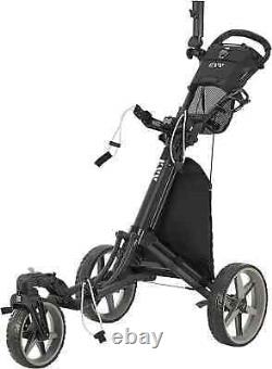 KVV 3Wheel 360 Rotating Front Wheel Foldable/Collapsible Golf Push Cart Open Box