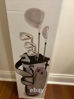 LPGA 8 Piece Woman's Golf Club Set, Right Hand Dexterity Brand New Open Box