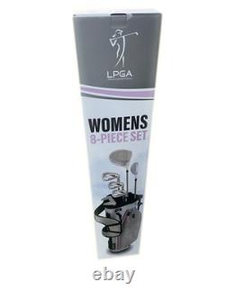 LPGA Ladies 8 Piece Golf Clubs Set with matching Bag Brand New In Box