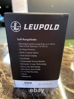 Leupold GX-3i3 Tournament Laser Golf Range Finder New in Box