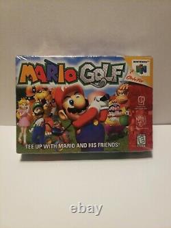 Mario Golf (Nintendo 64) Box Manual CIB Complete N64 NEW Still Sealed