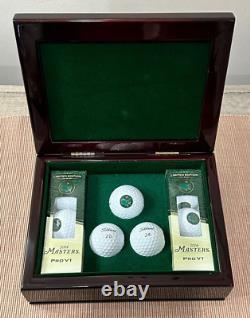 Masters Golf Berckmans Wooden Decorative Box 2014 Balls Jewelry Augusta National
