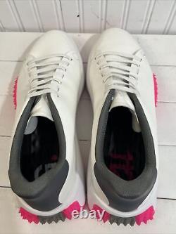 Mens G Fire Golf Shoes White Pink New No Box US 11.5