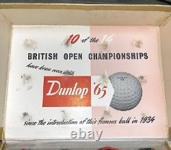 NEW Dunlop Sixty Five Recessed Golf Balls 1 Dozen With Box