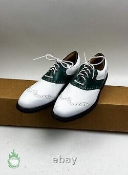 NEW Footjoy Icon White/Green Men's Golf Shoes Size US 8.5 NO BOX