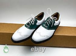 NEW Footjoy Icon White/Green Men's Golf Shoes Size US 8.5 NO BOX