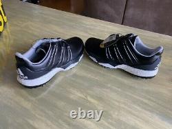NEW IN BOX! Adidas Powerband Boa Boost Mens sz US 10.5 M Black Golf Shoe Q44769