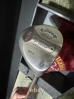 NEW IN BOX Callaway Big Bertha Jim Dent Driver 9° Pro Series Limited Stiff Flex