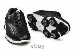 NEW IN BOX FootJoy Medium Fit Men's SuperLites Golf Shoes 58014-Black Size 13