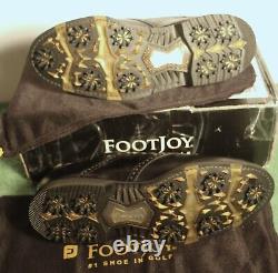 NEW IN BOX Men's FootJoy Classics Tour 10 D M Style 51315 Black Golf Shoes