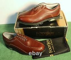 NEW IN BOX Mens FootJoy Classics Tour 9.5 D M Style 51329 Brown Golf Shoes