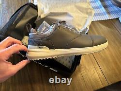 NEW IN BOX True Linkswear Lux Tour Golf shoes Men's 11.5 Heritage Gray Leather