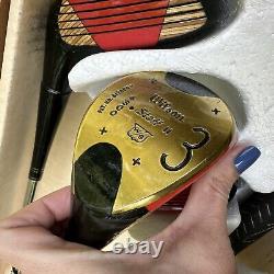 NEW IN BOX Wilson Staff JP Tour Block Wood Set / 1-3-4-5 Woods / Stiff Shaft