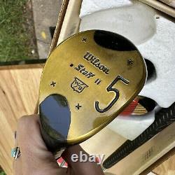NEW IN BOX Wilson Staff JP Tour Block Wood Set / 1-3-4-5 Woods / Stiff Shaft