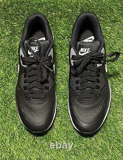 NEW Nike Air Max 90 Golf Shoe Black/White Mens Size 9 No Box FREE SHIPPING