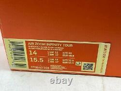 NEW Nike Air Zoom Infinity Tour Golf NRG NO BOX LID CT0540-103 Mens Size 14