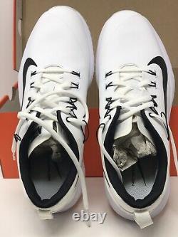 NEW Nike Shoes Golf Lunar Command 2 White Black Size 10 US Men w Box Swoosh
