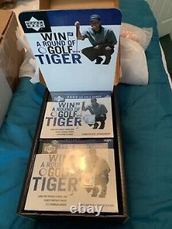 NEW Sealed 2002 Upper Deck PGA Golf Factory Sealed Box 24 packs 4 Box Case Tiger