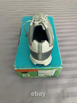 NEW WithBOX FootJoy 11 Medium Hyperflex 2.0 Men Golf Shoes 51022-White/Grey/Blue