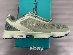 NEW WithBOX FootJoy 11 Medium Hyperflex 2.0 Men Golf Shoes 51022-White/Grey/Blue