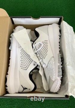 NEW WithBOX NIKE AIR JORDAN TRAINER ST GOLF SHOES WHITE Mens Sz 9
