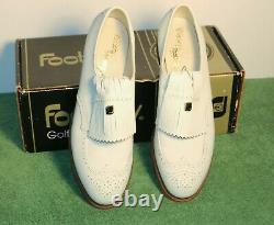 NEW in BOX Women's FootJoy Classics 10.5 AAA Style 90142 White Golf Shoes