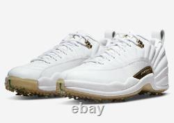 NEW with box Air Jordan 12 Low Golf Metallic Gold DM0106-117