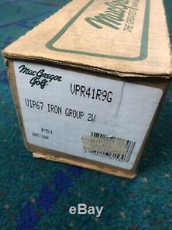 NOS New MacGregor Golf VIP 67 Centennial 045/100 Iron Set Limited Edition Box