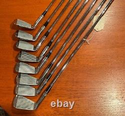 New 1982 PowerBilt Lady Countess Golf Clubs Set Original Box 3-9 PW Steel Shaft