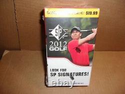 New 2012 Upper Deck SP Golf Factory Sealed Blaster 8 Pack Box Tiger Woods