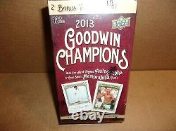 New 2013 Goodwin Champions Blaster Box Factory Sealed 12 Packs Great Cards