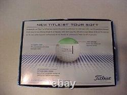 New 6 Dozen (72 Golf Balls) Titleist White Tour Soft Golf Balls, No Logos