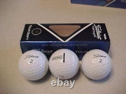 New 6 Dozen (72 Golf Balls) Titleist White Tour Soft Golf Balls, No Logos