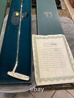 New Authentic 1999 Masters Limited Edition Putter 271 Of 500 With Collectors Box