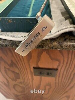 New Authentic 1999 Masters Limited Edition Putter 271 Of 500 With Collectors Box