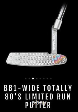 New BETTINARDI BB1 Wide LIMITED RUN Totally 80's 2020 PUTTER 1/300 in box withcoa