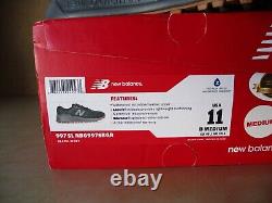 New Balance Men's 997 SL Golf Shoes Black / Gray Size 11 New In Box