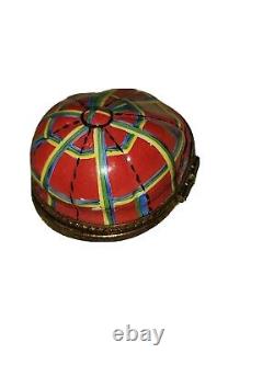 New Golf Cap Limoges Box Authentic France Peint Main import