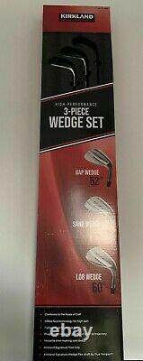 New In Box Costco Kirkland Signature 3 Piece Golf Wedge Set 52, 56, 60 Wedges