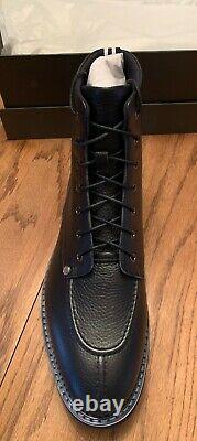 New In Box G/FORE Men's Pintuck Leather Golf Boot Size 12.5 in Navy Blue