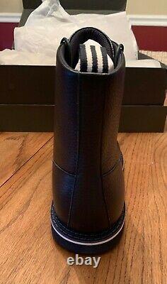 New In Box G/FORE Men's Pintuck Leather Golf Boot Size 12.5 in Navy Blue