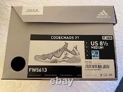 New In Box Men's Adidas Codechaos 21 Golf Shoes, Size 8.5, Style Fw5613
