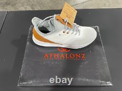 New In Box Men's Athalonz Enve Golf Shoes, Size 10, Color White/tan