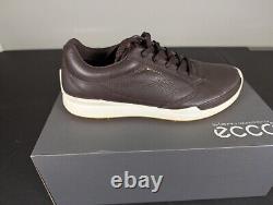 New In Box Men's Ecco Golf Biom Hybrid Shoes, Color Mocha, Size 9-9.5