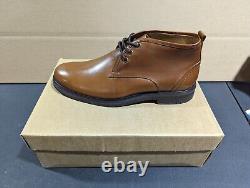 New In Box Men's Oxford Golf Boots, Mahogany, Size 9