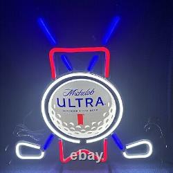 New In Box Michelob Ultra Light Beer Golf Light Up Led Sign